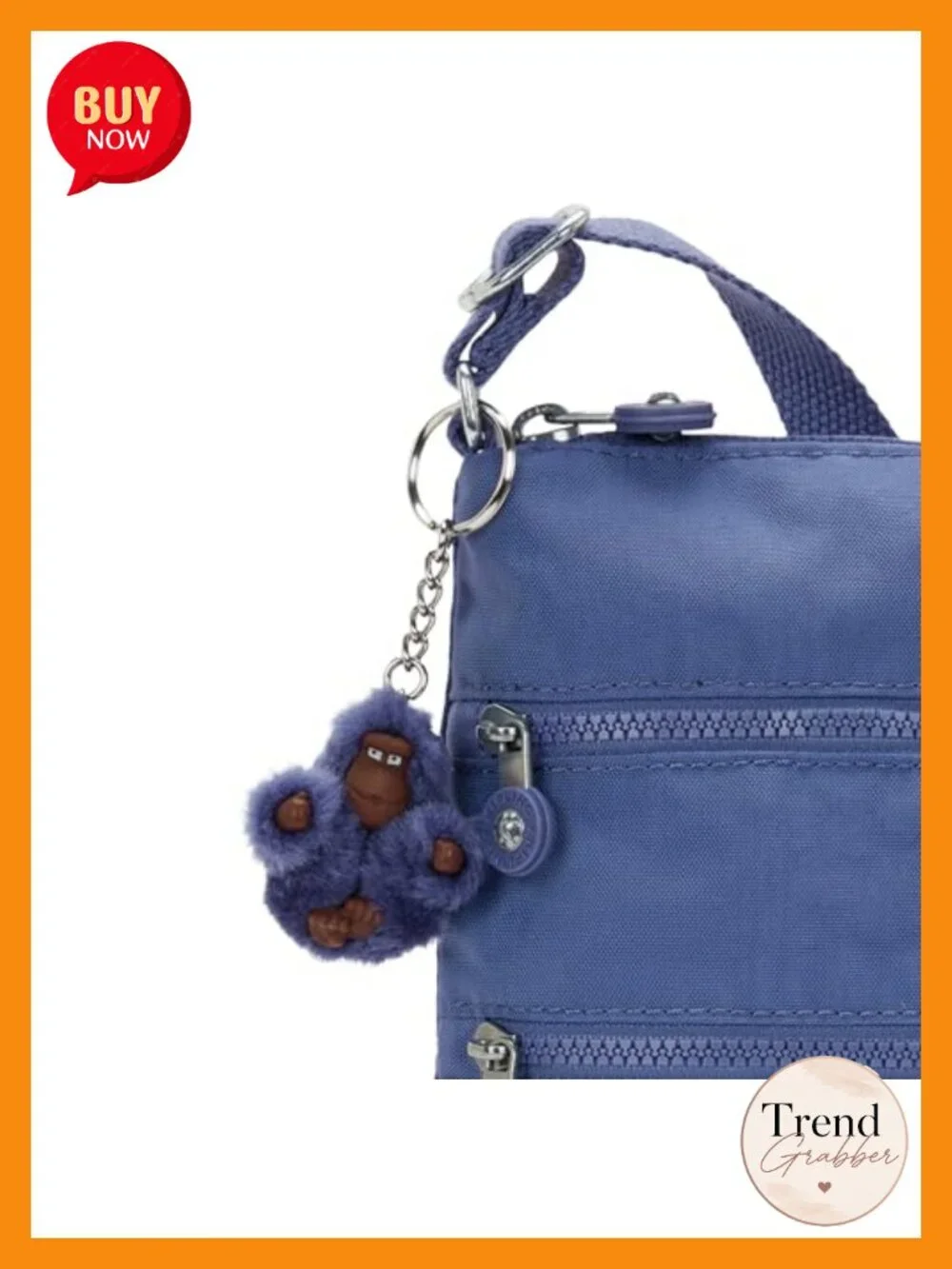 Lightweight Nylon Crossbody Mini Bag with Adjustable Strap